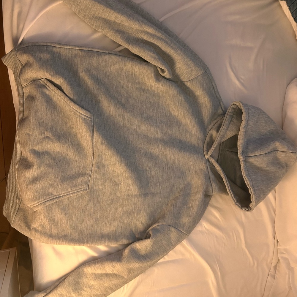 Cozy Heather Gray Pullover Hoodie